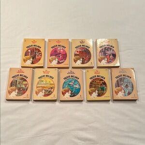 Vintage Trixie Belden books
# 4, 7, 8, 10, 13, 15, 16, 19, 31